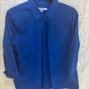 Chico’s button down, cuffed shirt. Size 1.5
